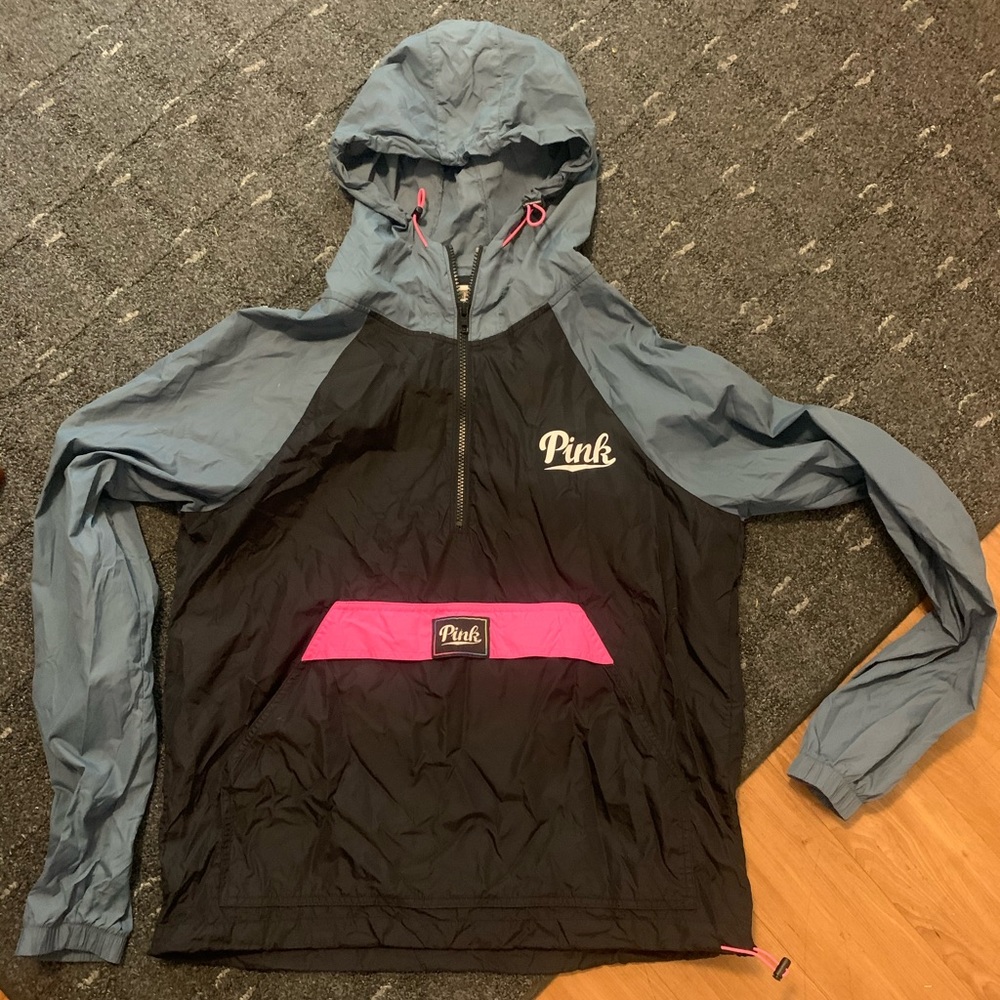 PINK! Victoria’s Secret windbreaker jacket.